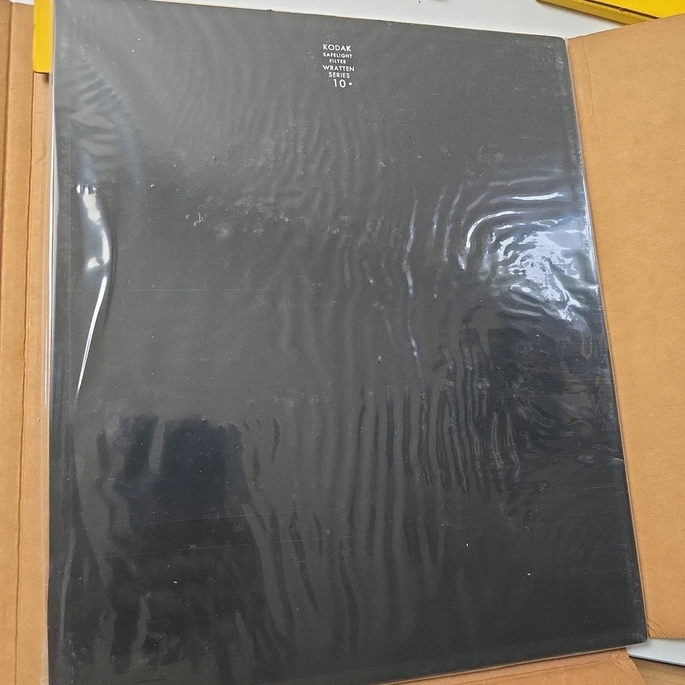 Kodak 10x12 Inch Wratten Series 10 &OC Safelight Filter in Original Box SET of 5